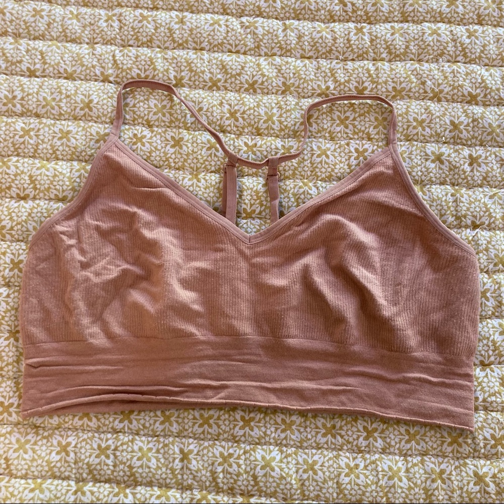 Anthropologie Jenny T-Back Bralette 1x/2x